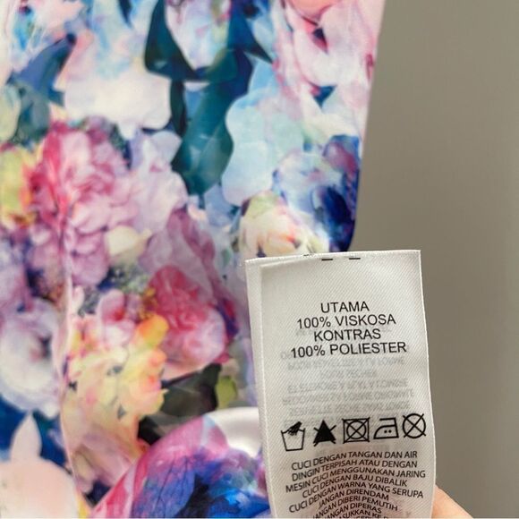 EVER NEW Sheer Floral Print Blouse – US 8 - Picture 6 of 8